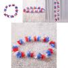 Eye-catching England Flag Wreath With Bright And Colorful Silk Flowers