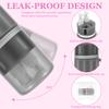 4 in 1 Travel Toiletry Container Portable Leak Proof Dispenser Bottle with Suction Cup for Shampoo Conditioner Body Wash Lotion