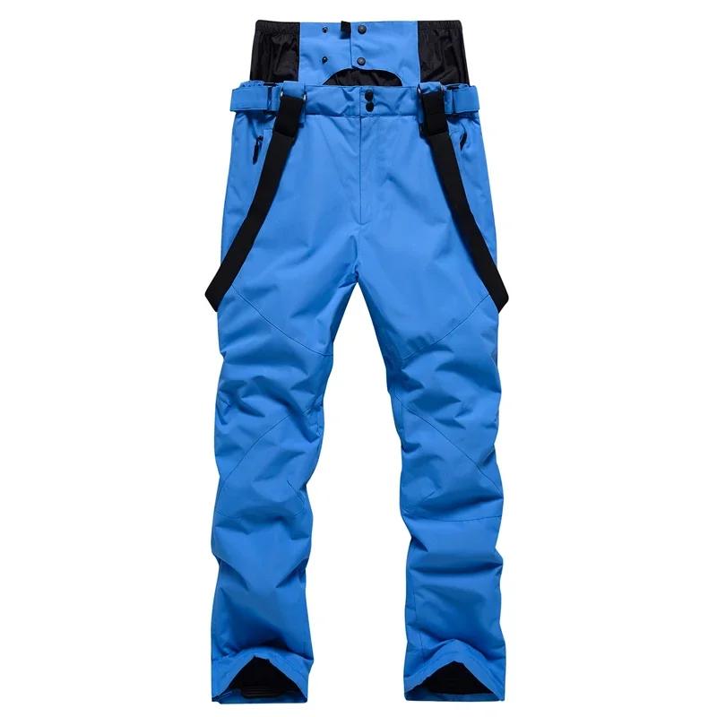 High Quality Waterproof Skiing Overalls Outdoor Mountain Men Snowboard Trousers Windproof Male Jumpsuit Sport Warm Ski Pants