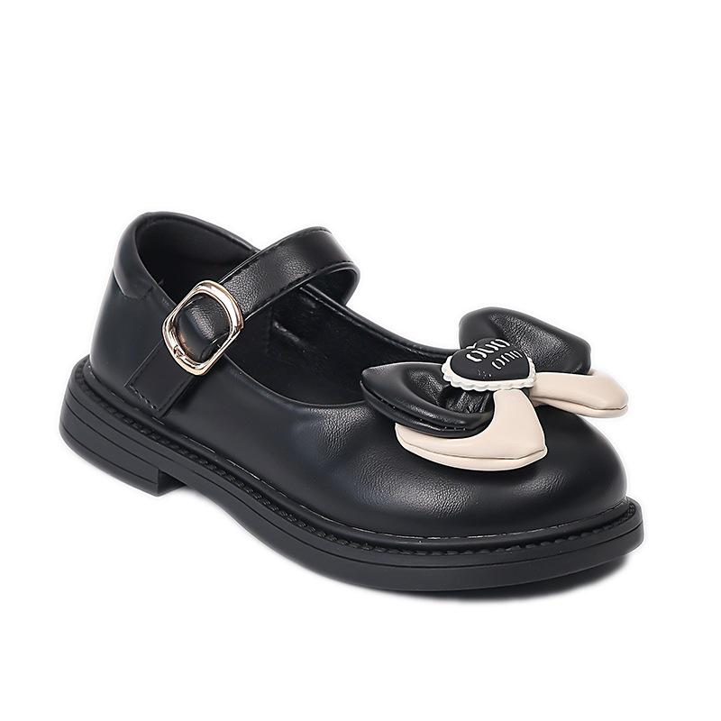 Girls' Leather Princess Shoes – Spring/Autumn, Soft Non-Slip Sole, Perfect for Performances (2025)