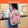 Stylish School Unicorn Backpack For Kids Gender Neutral Large Capacity Nylon Soft