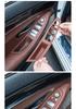 BMW 5 Series Interior Door Pull Handle Protective Cover Trim Sticker for 520/525/528/530 Models.