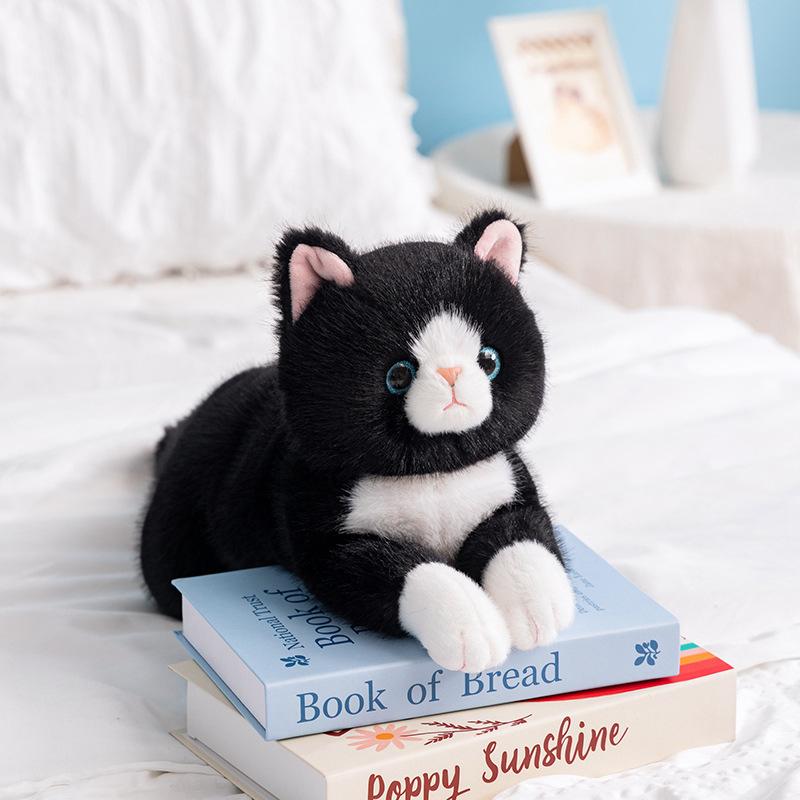 Non-Toxic 50Cm Simulated Cat Dolls Kitten Plush Toy Children Sleeping Pillow Animals Doll Home Decor Toy For Birthday Valentine'S Day Gift