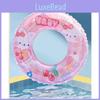 2024 New Cartoon Cherry Rabbit Swim Ring Adult Inflatable Underarm Swim Ring Pvc Glitter Swim Ring