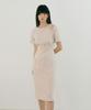 Lucirju Slit Strap One-Piece (Beige)