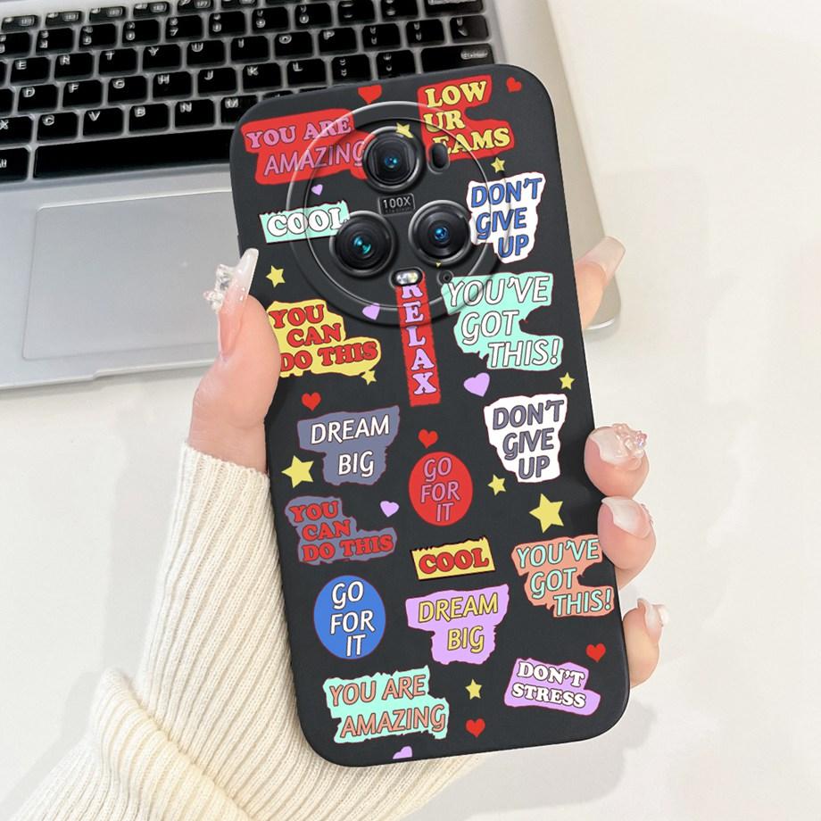 For Honor Magic5 Lite 5 Pro Magic4 Magic6 Lite Case Soft Silicone Back Cover Panda Marble Dragon Cat Astronaut Cartoon Bumper