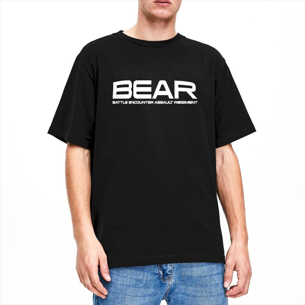 Men BEAR Escape From Tarkov T Shirts Cotton Tees Summer Street Style Short Sleeve TShirt ONeck Hippie Casual Tshirt