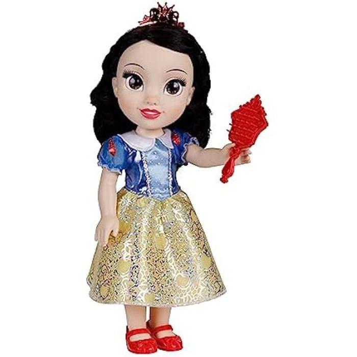 Poupée - DISNEY PRINCESS - Blanche Neige - 38 cm - Robe argentée - Accessoires inclus