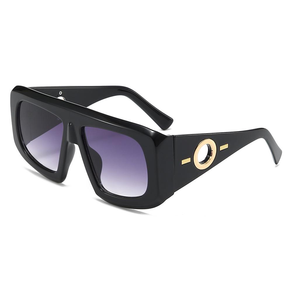 Square Sunglasses Women Men Travel Wide Glasses Legs Shades Male Female Uv400 Retro Brand Designer Luxury