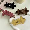 Elegant Matte Flower Updo Duckbill Hair Clip for Women