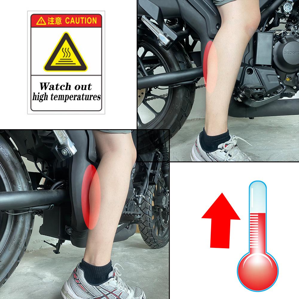 New motorcycle accessories exhaust heat shield heat shield for Honda CL250 CL300 CL500 2023 Thermal insulation panels