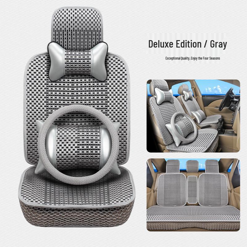 Ice Silk Car Seat Covers for Geely: All-Season, Universal Fit for Binyue, Vision X3/X6, and Xingrui L