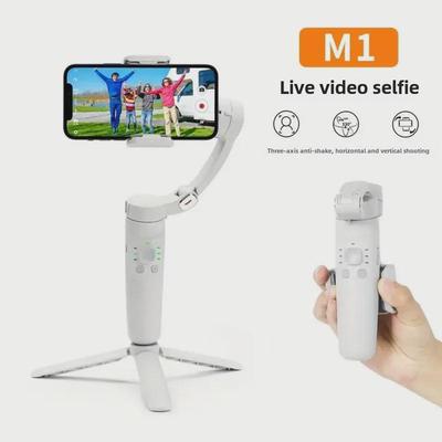 Mobilny stabilizator M1: Trójosiowy stabilizator z funkcją śledzenia twarzy i automatycznym śledzeniem dla idealnych selfie