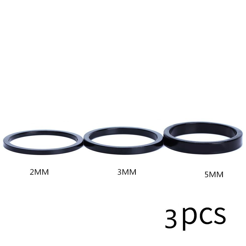 3pcs Raise Handlebar Bike Fork Washer Aluminum Alloy Handlebar Raise Ring Headset Spacers  Cycling