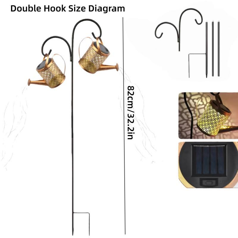 Double Hook Angel Fairy Peony Copper Kettle Lamp