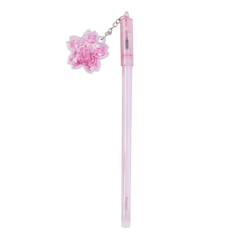 Sequin Flower Cartoon Pendant Pen - Cute Signature Pen for Students
