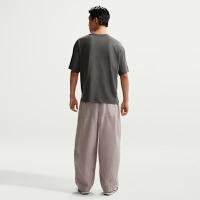 Nike T Shirts Men's Charcoal Gray Crew Neck Moderate