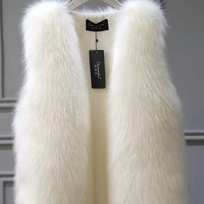 New Autumn and Winter Imitation Mink Vest Women's Imitation Fur Coat Women's Imitation Fox Fur Vest Thickened Fur Vest