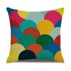 New Home Soft Decoration New Color Geometric Sofa Linen Pillow Cushion