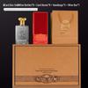 Dragon Pattern Embossed Thick Glass Baijiu Bottle - Ideal for Weddings & Banquets