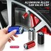 4 Stück Auto-Emblem Radreifen Ventilkappen Metall Reifenstaubkappen für BMW M Performance E36 E60 E90 X2 X1 X3 X5 E46 E39 E70 M3 M5 M6