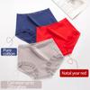 3Pieces/Lot Plus Size Comfortable Pure Cotton Women's Panties Lace Edge Cotton Crotch Panties Underwear Briefs