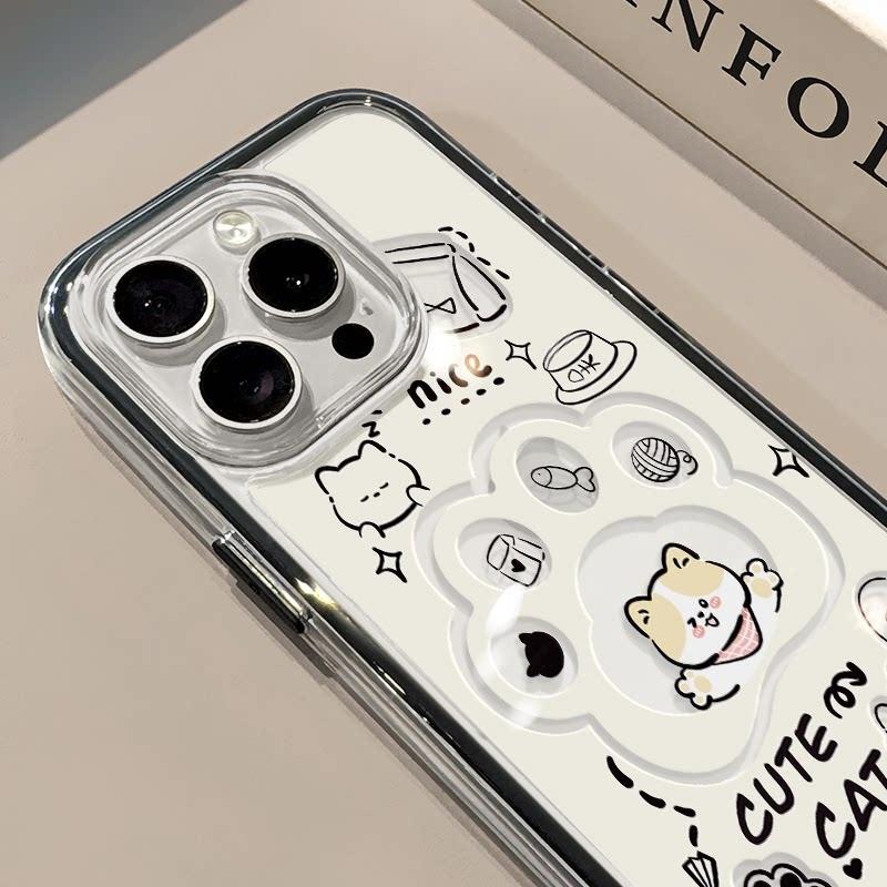 Niedliche Katzenpfote Weiche Klare Handyhülle Für Samsung Galaxy S26 Ultra Hülle S25 S23 FE S24 S22 Plus A57 A37 A55 A54 A36 A35 A15 Abdeckung