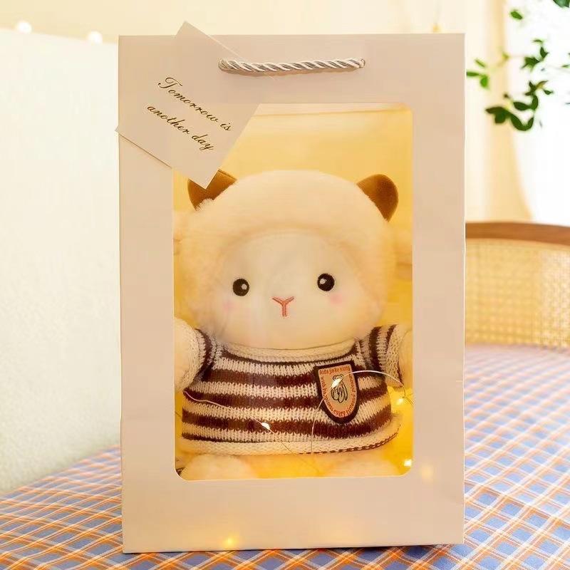 Internet celebrity Polk lamb plush toy clothing lamb doll cute birthday gift doll wedding souvenir