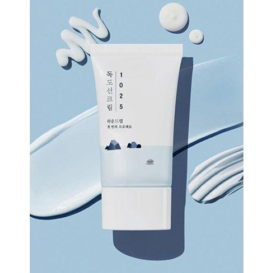 ROUND LAB 1025 Dokdo Sunscreen SPF50+ PA++++ Moisturizing UV Protection Sun Cream 50ml