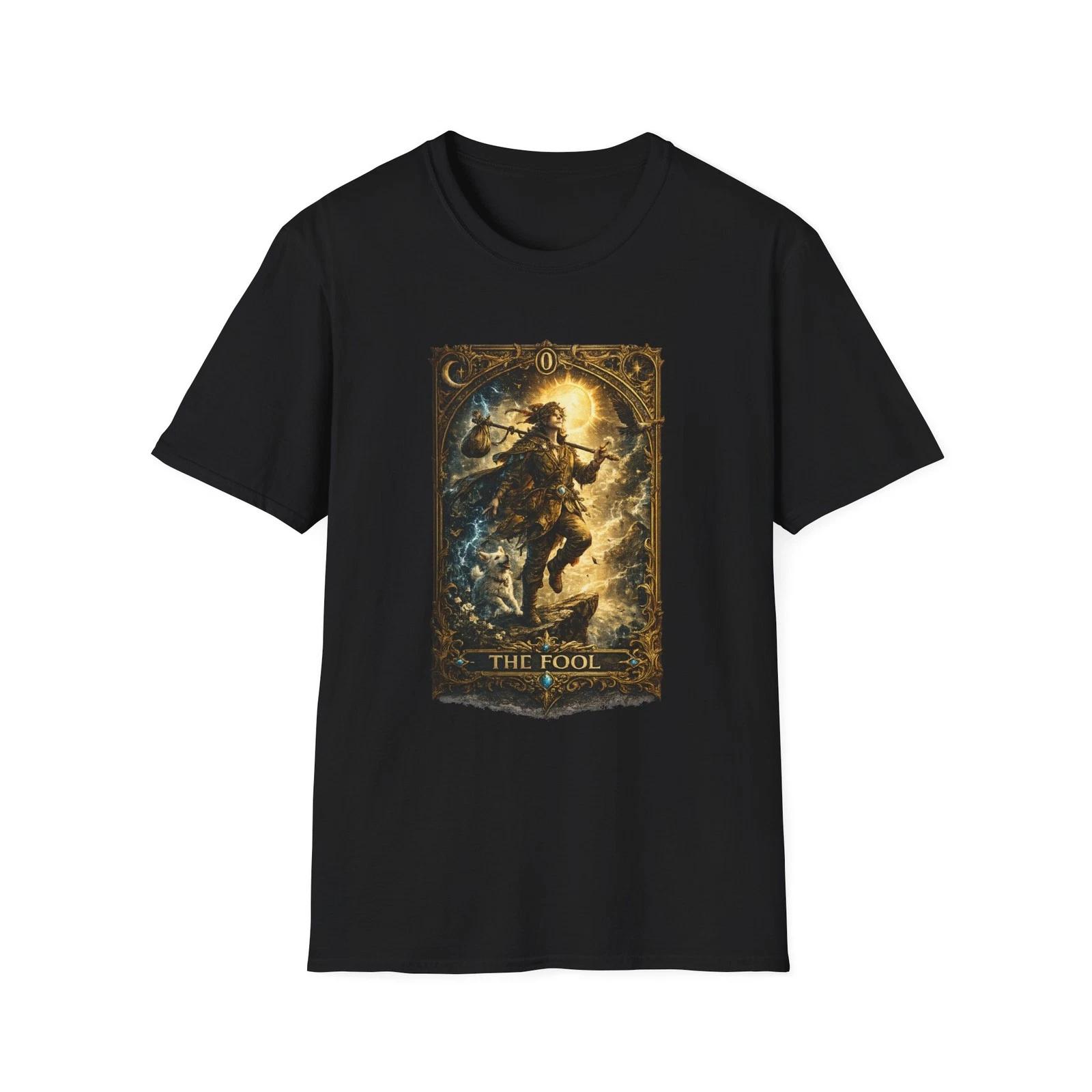 The Fool Tarot Card Children s Children s Children s T Children s T-shirt Mystical Tarot Graphic Tee 100