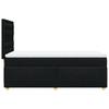 Box Spring Bed with Mattress Black 100 x 200 cm Fabric