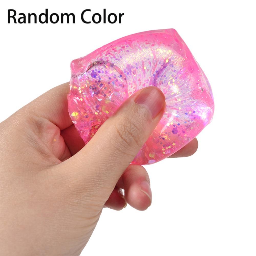 

Creative Decompression Glitter Squishy Cube Soft Texture Malt Sugar Gel Ice Cube Slow Rise Squishy Ice Cube Stress Relief світло-сірого кольору