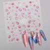 1pc 5D Ocean Dolphins Jelly Nail Art Sticker Jellyfish Shells Self-Adhesive Nail Decals for Nails DIY Manicure Decoration