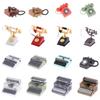 1:12 Miniature Vintage Typewriter Telephone Metal Model for Study Work Living Room Dollhouse Furniture Toys Doll House Decor