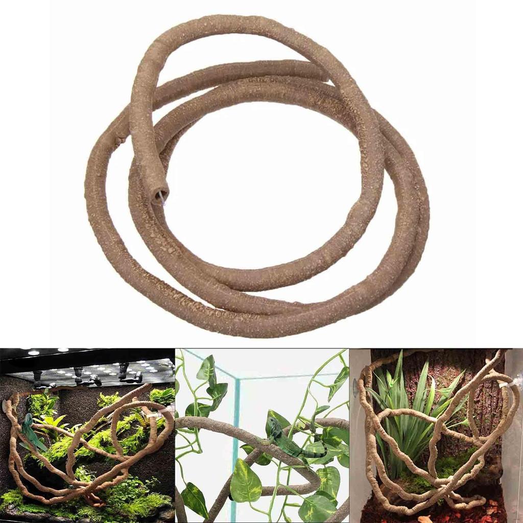 Reptile Vines for Terrarium Decor ,Tank Accessories, Jungle Climber Long