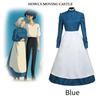 Howls Castle Moving Sophie Cos Suit Women Long Sleeve Dress Costume Cosplay