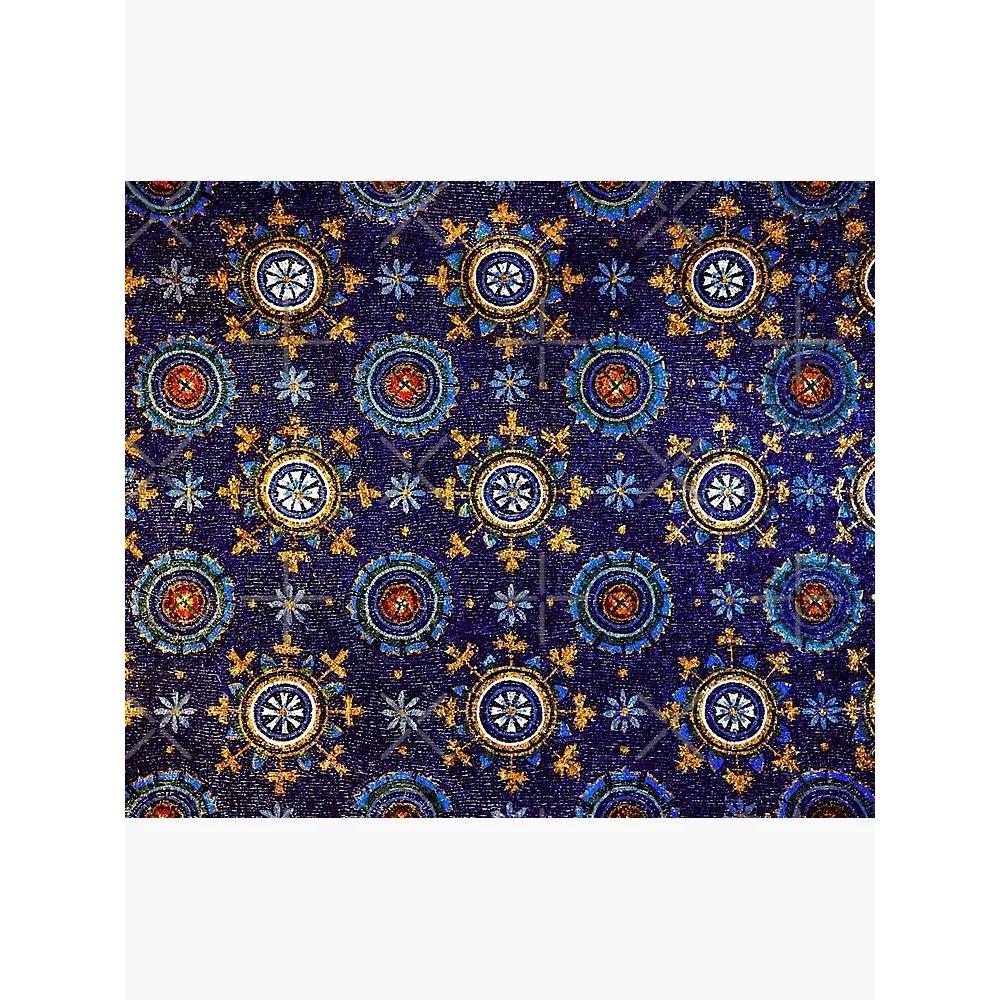 Tapestry Byzantine mosaic of Ravenna stars blue starry night 75x100