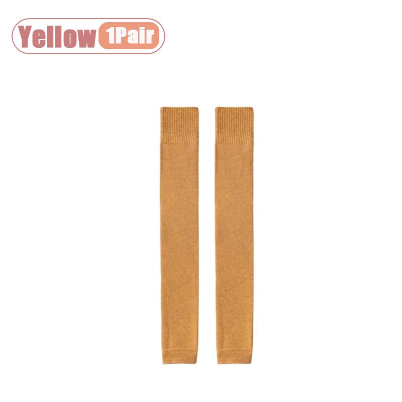 1-20Pairs Over Knee Fleece Lined Thermal Leg Warmers for Women Thick Terry Loop Knee Protector Winter Home Outdoor Sports Cozy