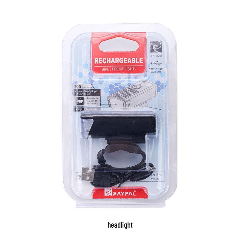 USB Rechargeable High-Brightness Bicycle Headlight - Model 2255 for Night Riding and Mountain Biking