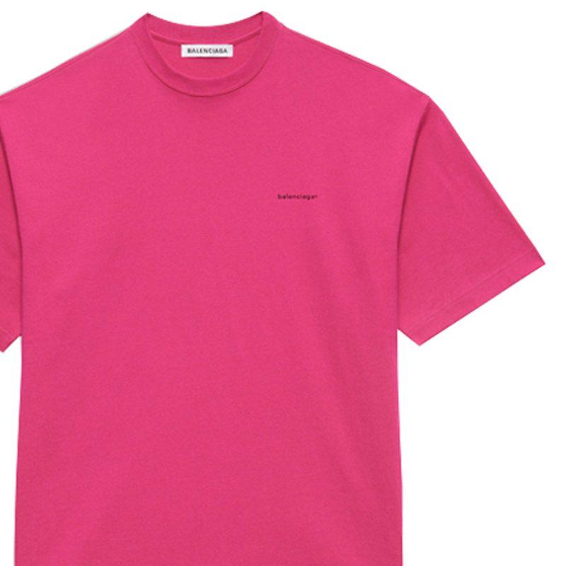 Balenciaga T Shirts Unisex Crew Neck Moderate Straight Fit 556104TBV435630