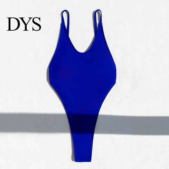 Monokini Swimsuit Women Sexy V-Neck Sleeveless One-piece Backless Design Figure-Enhancing Fit Bikini for