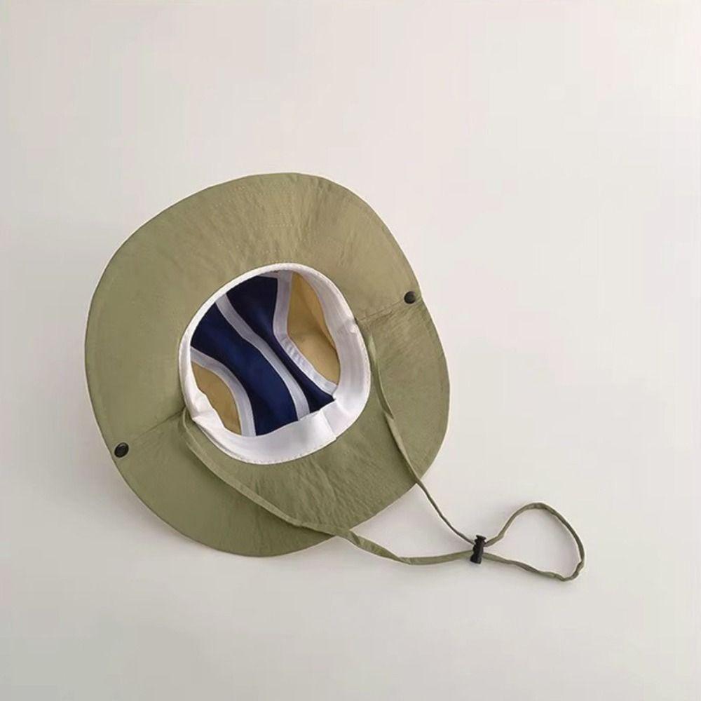 Summer Children Fisherman Cap Waterproof Outdoor Sunscreen Hat Ins Boys Girls Bucket Cap Kids