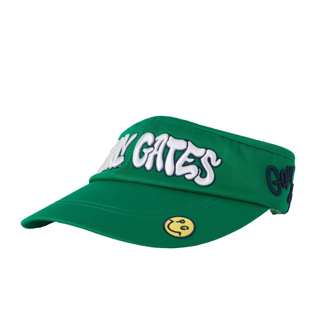 PEARLY GATES Unisex Sun Visor (Love GLOF with TENNIS) / Golf Hat / 053-4187506 140_Green FR