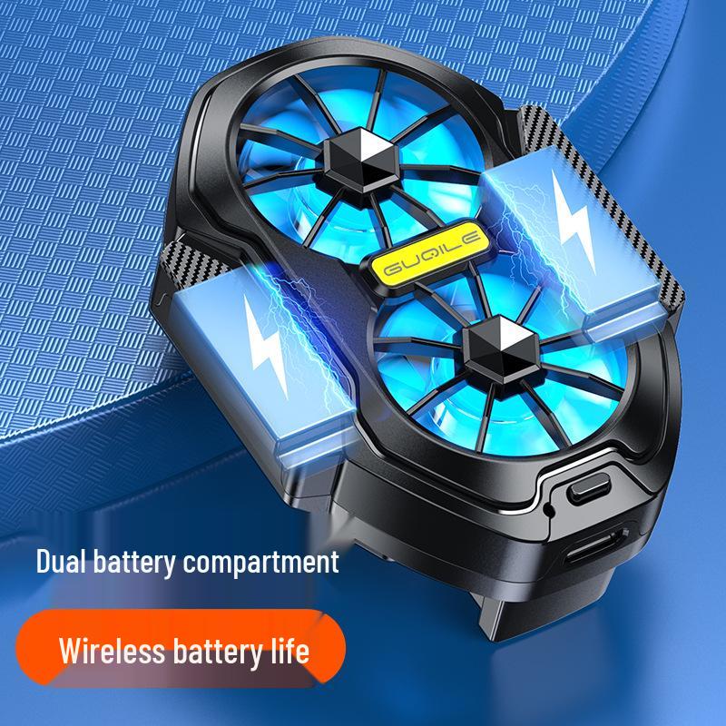 2024 FS01 Wireless Charging Dual-Fan Mobile Cooler for Gaming and Streaming
