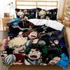 Luxury New 3D Print New Japan Anime My Hero Academia Printed Bedding Set Cartoon Duvet Covers Bedding Set Bedclothes Bed Linen