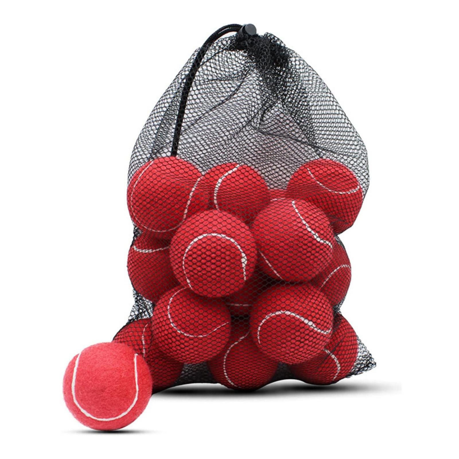 

20 Pieces Tennis Balls 2.2IN For Activities Tennis Enthusiasts Beginners One Size красный