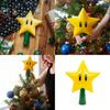Super Mario Bros Star Light Light Up Holiday Xmas Tree Topper Decor Party Lamp