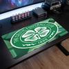 Celtic FC Theme Pattern Mouse Pad, Soccer Logo Design XXL Gaming Desk Mat Non-Slip Computer Mouse Pad