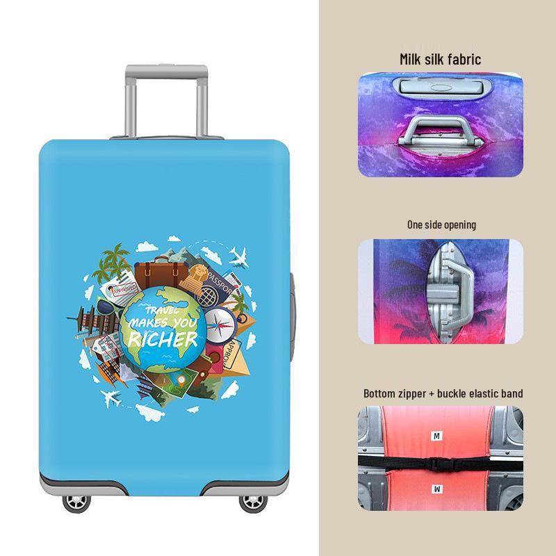 Waterproof Wear-Resistant Elastic Suitcase Protective Cover