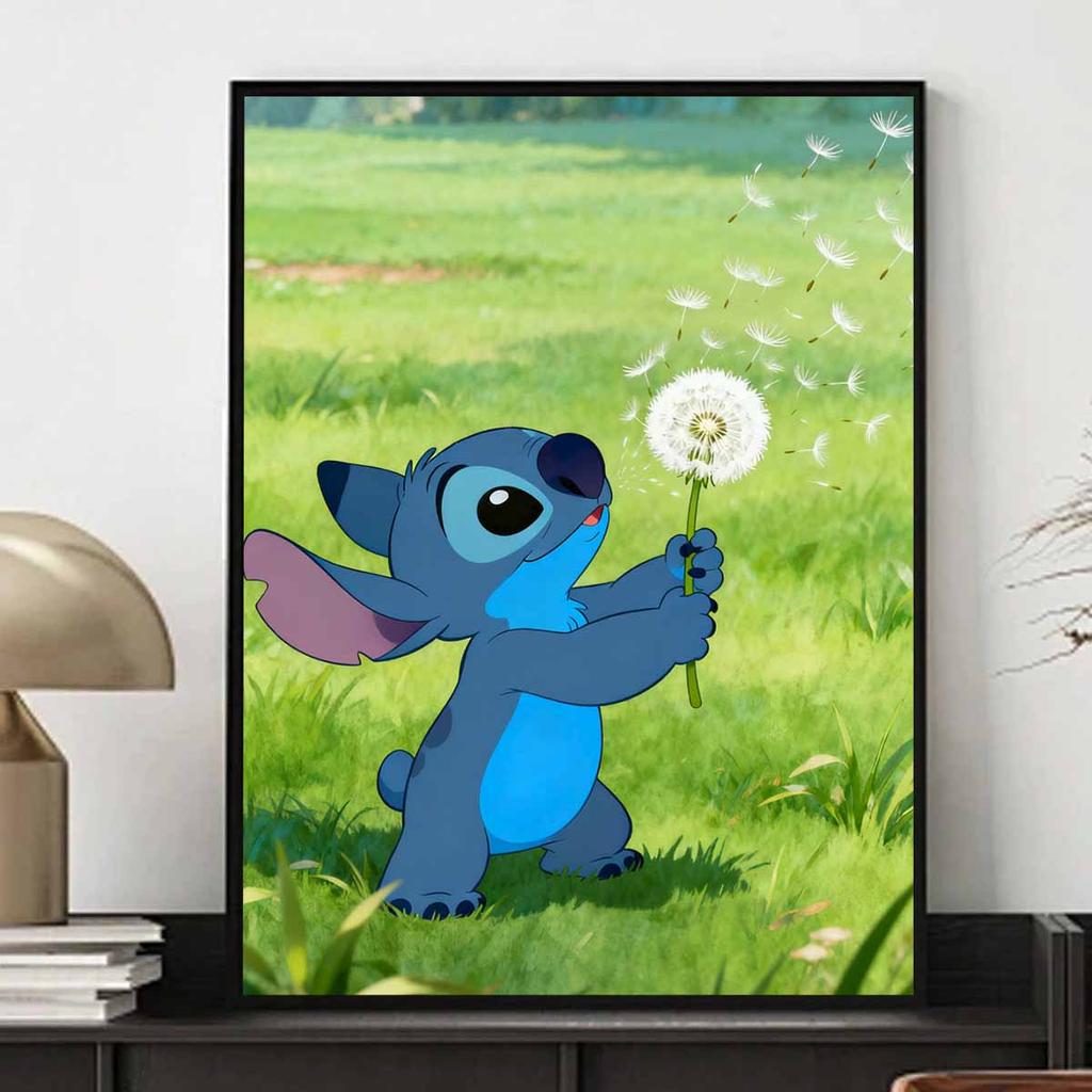 Disney Stitch Diamond Art Painting Kit 5D Handmade Diy Diamond Painting, Home Wall Decoration